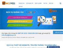 Tablet Screenshot of niceweb.vn